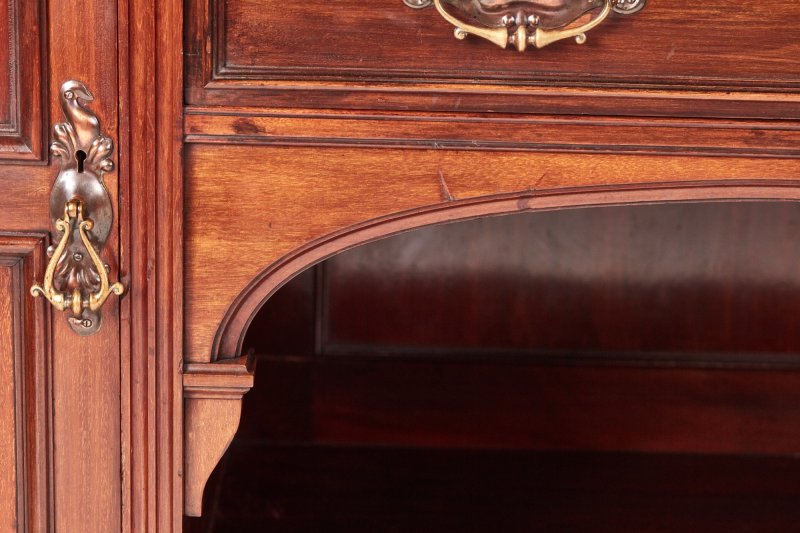 Quality Antique Carved Mahogany Sideboard by Maple & Co - Image 6